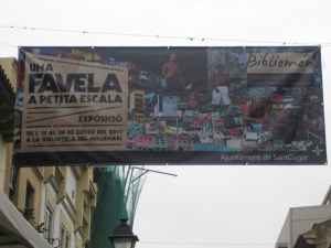 pancarta favela